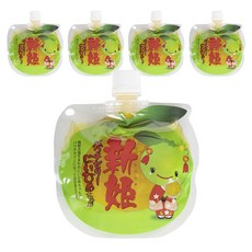果肉袋裝果凍 新姬蜜柑味, 5個, 160g