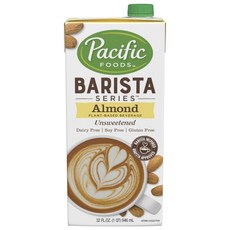 Pacific 咖啡師系列杏仁飲料 無糖 無麩質, 1個, 946ml