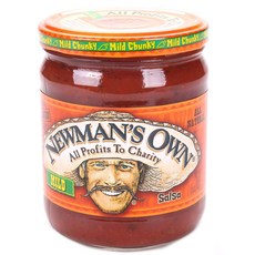 NEWMAN'S OWN 溫和莎莎醬, 1個, 453克