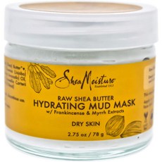 Shea Moisture 乳木果油保濕泥面膜, 78克, 1個