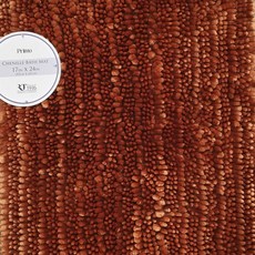 RT designer's collection 高樁雪尼爾浴室墊浴室凳, 1個, 橘子