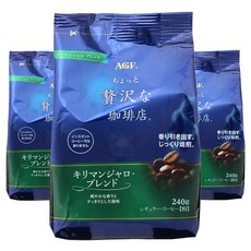 ChottoZeitakunaKohiten 微奢華咖啡店芳醇即溶咖啡粉, 3個, 240g