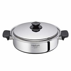 VitaCraft Hexa Ply雙耳鍋 4L, 1個, 銀, 25.5cm