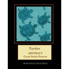 (英文圖書) Turtles: Abstract Cross Stitch Pattern 平裝版, Independently Published, 英文