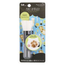 KAI 貝印 貓掌修容刷, 1個, 象牙白 + 黑色