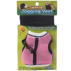 Critter Ware 運動型慢跑背心彈力牽引帶 M 號，適用於小動物, 1個, 隨機發貨