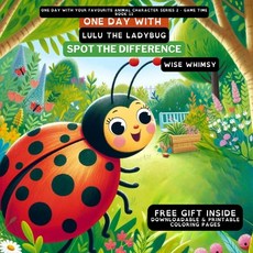 (英文圖書)One Day With Lulu the Ladybug: Spot the Difference 平裝版, Young Minds Publishing, 英文