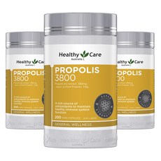 Healthy Care 高濃度蜂膠3800毫克膠囊, 200片, 3個