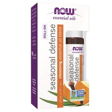 NOW Foods 季節性清潔護膚複方滾珠精油, 1盒, 10ml