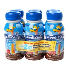 Abbott 亞培 PediaSure 小安素 孩童均衡完整營養即飲配方, 巧克力口味, 237ml, 6瓶