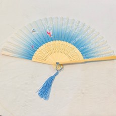 中國風絲綢/絹布摺扇/舞蹈扇