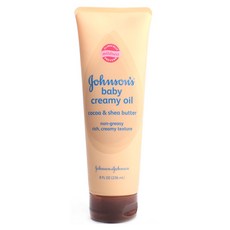 Johnson's 嬌生 保濕乳霜油 乳木果油香, 1份, 236ml