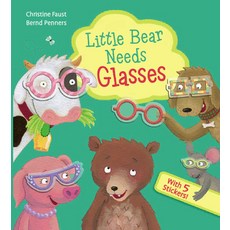 (英文圖書)Little Bear Needs Glasses Board Books, Kane/Miller Book Publishers, 英文, 硬頁書