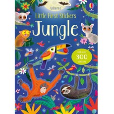 Usborne Little First Stickers Jungle 兒童啟蒙貼紙書：超過300張叢林動物主題貼紙