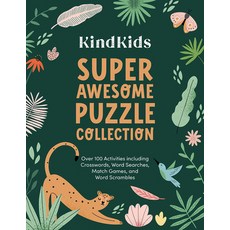 (英文圖書)Kindkids Super Awesome Puzzle Collection: Over 100 Activities Including Crosswor... 平裝版, Better Day Books, 英文