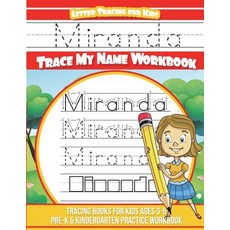 (英文圖書)Miranda Letter Tracing for Kids Trace my Name Workbook: Tracing Books for Kids a... 平裝版, Createspace Independent Pub..., 英文