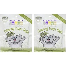 Aura Cacia 桉樹香泡沫入浴劑, 2入, 70.9g