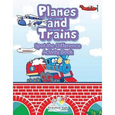 (英文圖書)Planes and Trains Spot the Difference Activity Book 平裝版, Kreative Kids, 英文