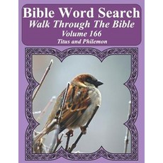(英文圖書) Bible Word Search Walk Through The Bible Volume 166: Titus and Philemon Extra Large Print 平裝版, Independently Published, 英文