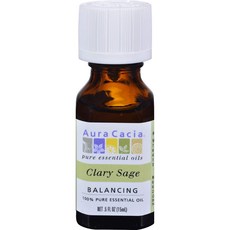 Aura Cacia 鼠尾草精油, 1個, 15ml