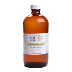 Aura Cacia 芳香精油, 令人振奮的桉樹, 473ml, 1入