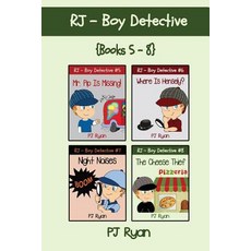 (英文圖書)RJ - Boy Detective Books 5-8: 4 Fun Short Story Mysteries for Children Ages 9-12 平裝版, Magic Umbrella Publishing, 英文