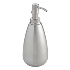 iDESIGN Interdesign Nogu 不銹鋼拉絲肥皂泵 236.6ml, 1個