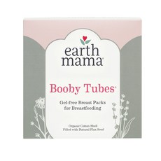 earth mama Booby Tubes無凝膠哺乳胸墊, 1盒