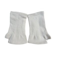 ENEH 親膚棉質彈性透氣護腕手套, 原棉色