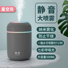 桌上型/車用炫彩加濕器/水氧機 (炫彩杯造型), 灰色, CM-9S