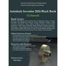 (英文圖書) Autodesk Inventor 2024 Black Book 精裝版, Cadcamcae Works, 英文