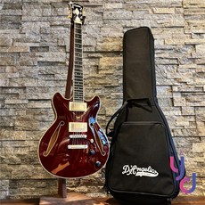 D'Angelico Excel Mini DC TOUR 紫色 黑色 半空心 爵士 吉他 公司貨 附贈琴袋