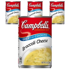 Campbell's 金寶 花椰菜起司濃湯罐頭, 4罐, 298g