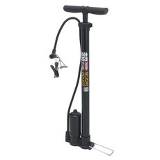 超輕量鋁製直立式自行車打氣筒 SG, 1個, 黑色