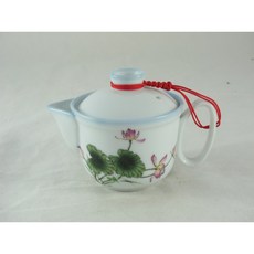 【茶的奧秘】359 精緻陶瓷測量杯 荷花圖案設計 品茗茶具 茶道配件