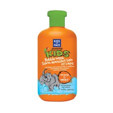 Kiss My Face 孩童泡泡沐浴乳 橙香, 1瓶, 354ml
