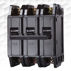 【士林電機】無熔線斷路器 BH 3P 10A 15A 20A 30A 40A 50A (220V 5KA) 無熔絲開關, 黑, 1個, 1吋