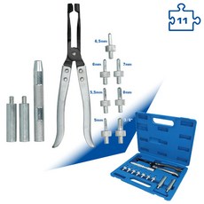 德國工具 Brilliant-Tools BT541100 閥門密封拆卸安裝套裝 多尺寸閥門工具組 Pliers 6.5mm 6mm 5.5mm 8mm 5mm 3/8, Pliers, 6,5mm, 6mm, 5,5mm, 8mm, 5mm, 3/8/