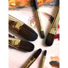 汶采 雷諾瓦 C80RF 仿豬鬃油畫筆 半圓 美術用品, 10號, 10號, 1個