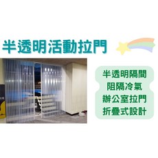 上美窗簾 85mm折疊活動拉門, 1個