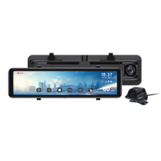 Abee S68S 電子後視鏡行車記錄器 GPS測速 倒車顯影, 記憶卡, 64GB