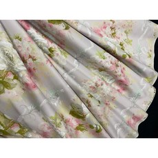Mon Cheri 古典玫瑰花棉布 SF-1012, 淺粉紫色, 淺粉紫色