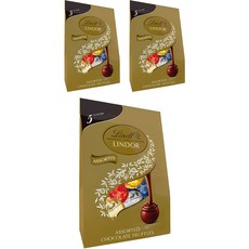 Lindt 瑞士蓮 綜合松露巧克力 5款, 3袋, 432g
