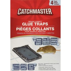 CATCHMASTER 老鼠&昆蟲黏膠捕鼠器, 4件, 4件