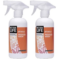 BETTER LIFE 蔬菜清潔劑, 2個, 473.2ml