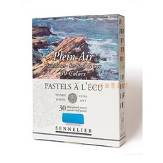 SENNELIER 申內利爾專家級手工極軟粉彩短支套組 全系列 粉彩入門 專家 大師級, 30色海景(N132283)