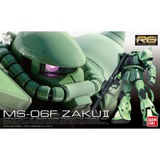 BANDAI RG 1/144 MS-06F 薩克II 模型, 詳見包裝