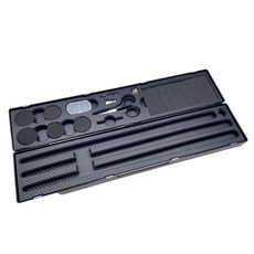 【LS】輕量化ABS偷跑盒基本B款套組 - 釣魚配件收納盒, 黑色, 1套