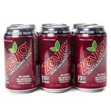 Zevia 零卡路里蘇打水 Dr. Zevia 無麩質素食無糖, 6件, 355毫升