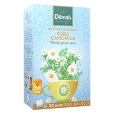 Dilmah 帝瑪 天然花草茶純淨洋甘菊茶包, 1個, 20件, 1.5克